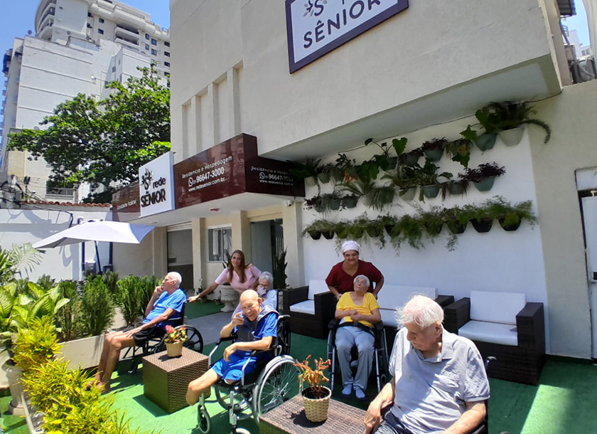 Fachada da Casa de Repouso Rede Sênior Icaraí